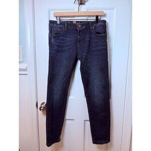 KUT from the Kloth Jeans Katy Boyfriend Dark Wash Demin Blue Jeans Women's Sz 8